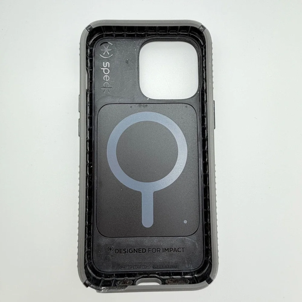 Speck‎ Phone Case iPhone 13 Pro 6.1 Gray MagSafe Presidio 2 Grip